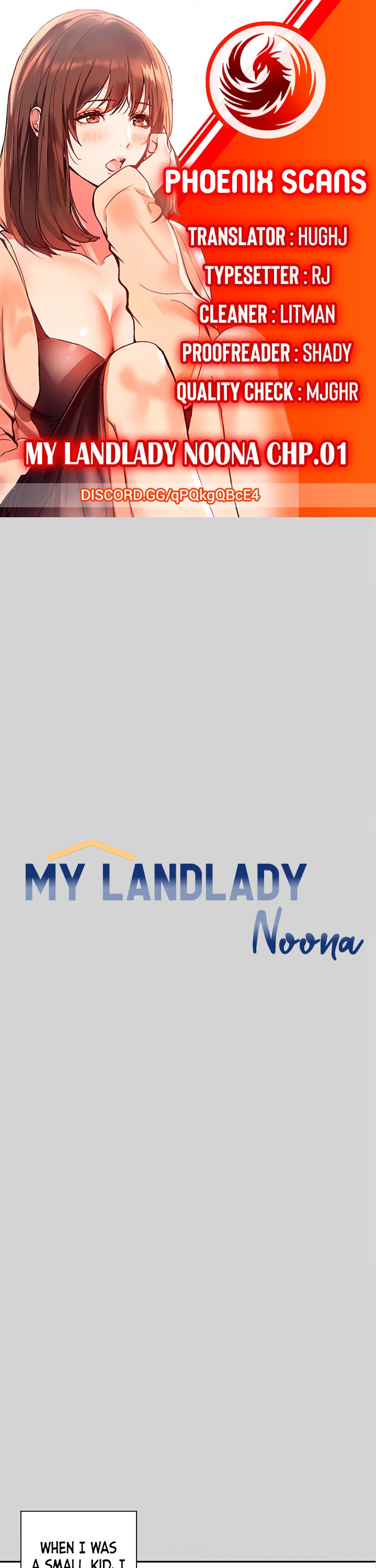 My Landlady Noona Chapter 1 - Page 1