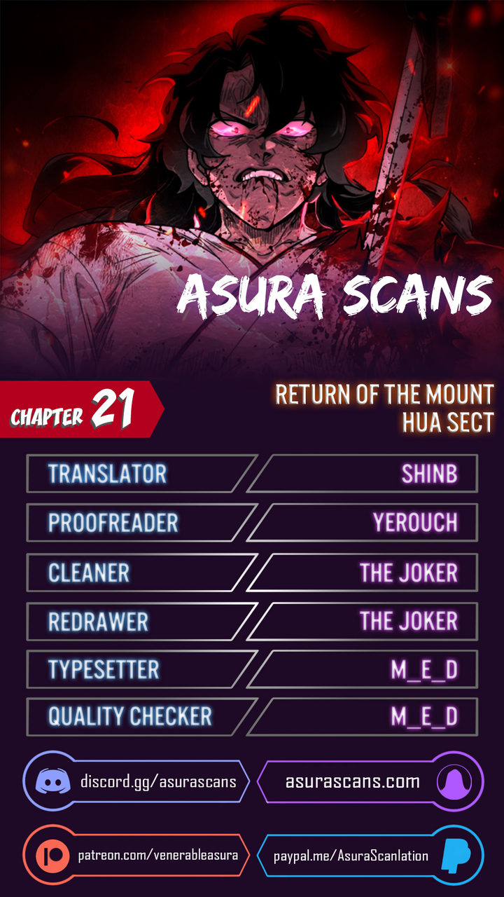 Return of the Mount Hua Sect Chapter 21 - Page 1