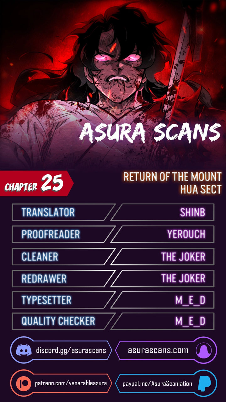 Return of the Mount Hua Sect Chapter 25 - Page 1