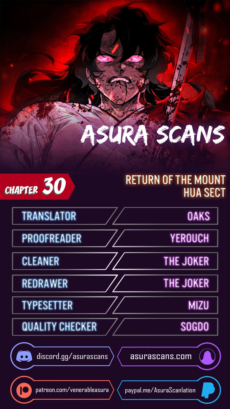 Return of the Mount Hua Sect Chapter 30 - Page 1