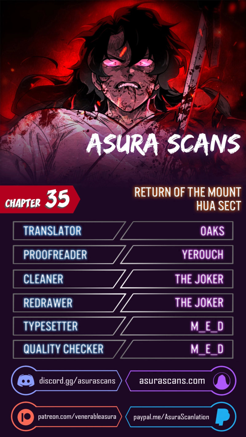 Return of the Mount Hua Sect Chapter 35 - Page 1