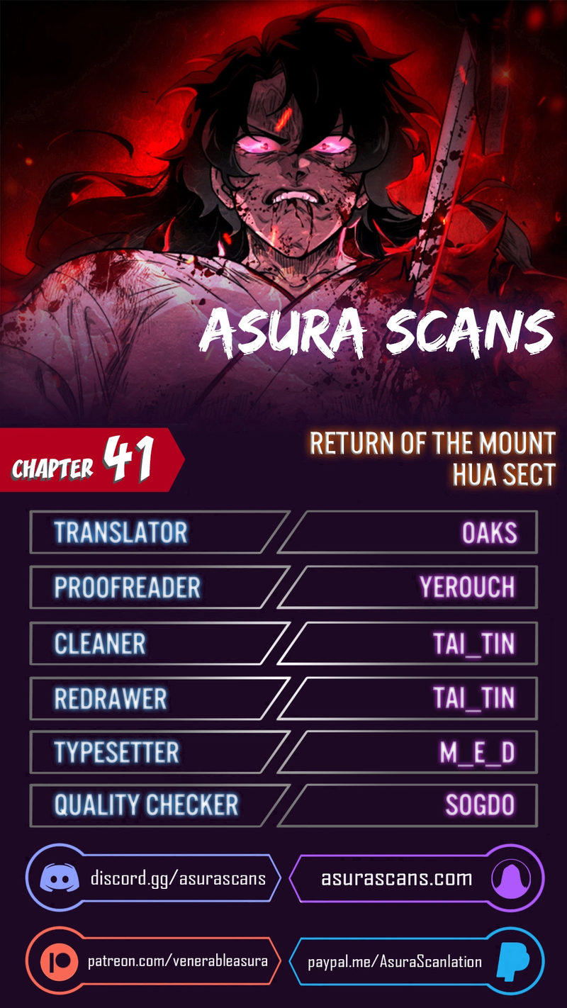 Return of the Mount Hua Sect Chapter 41 - Page 1