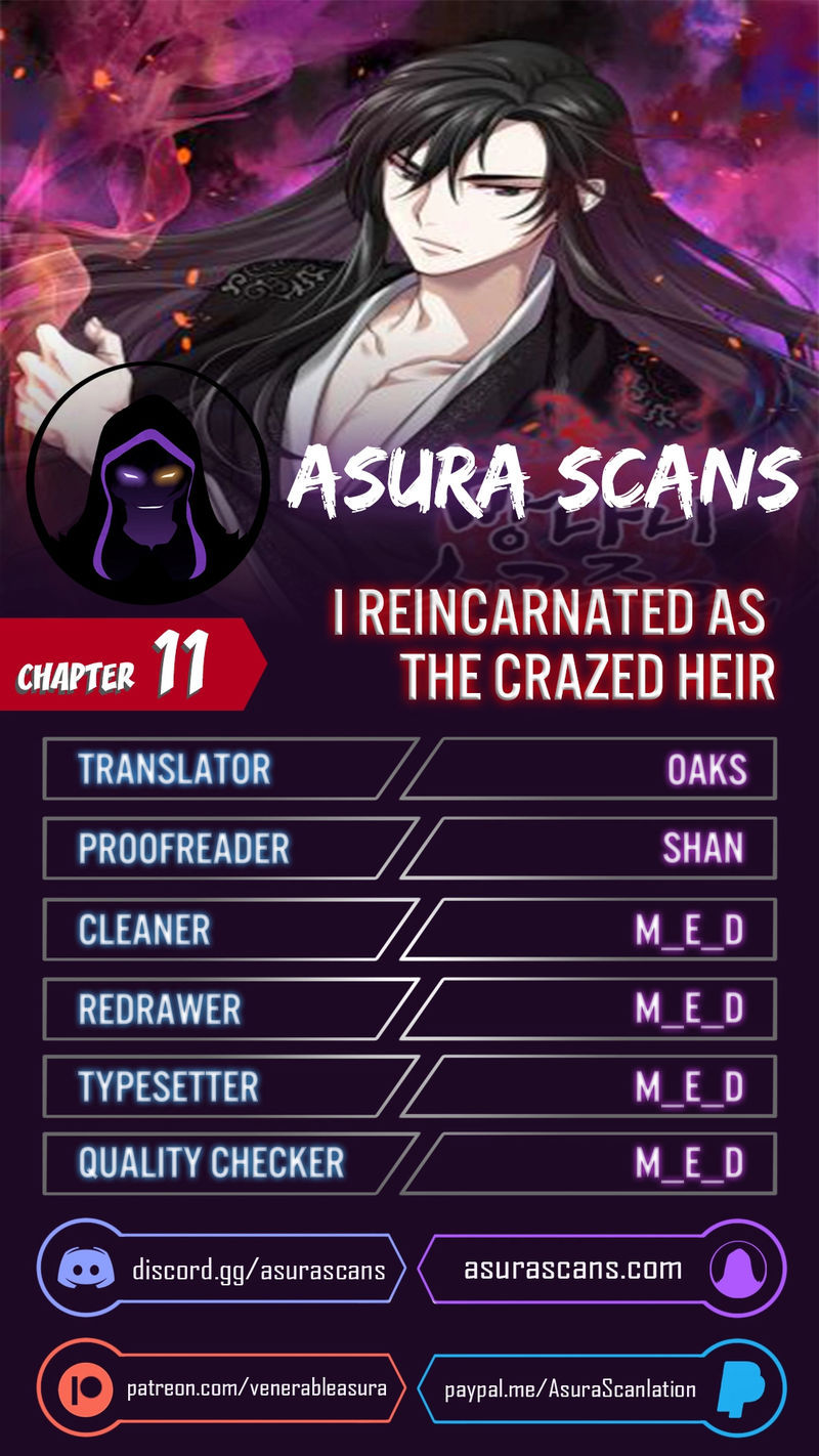 I Reincarnated As The Crazed Heir Chapter 11 - Page 1