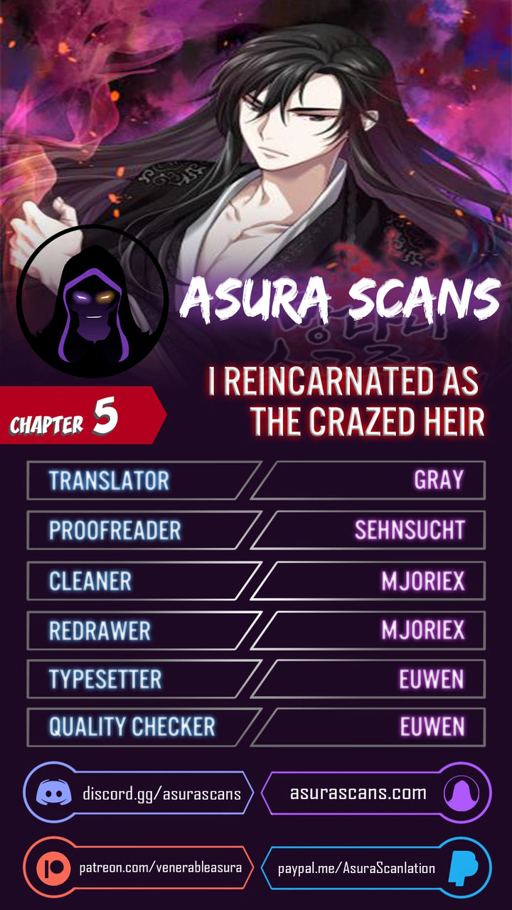 I Reincarnated As The Crazed Heir Chapter 5 - Page 1