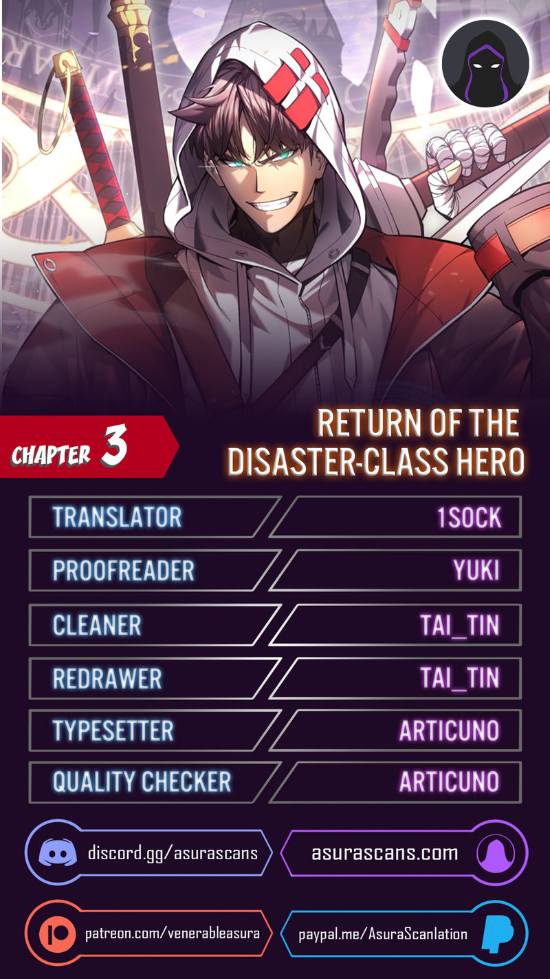 Return of the Disaster-Class Hero Chapter 3 - Page 1