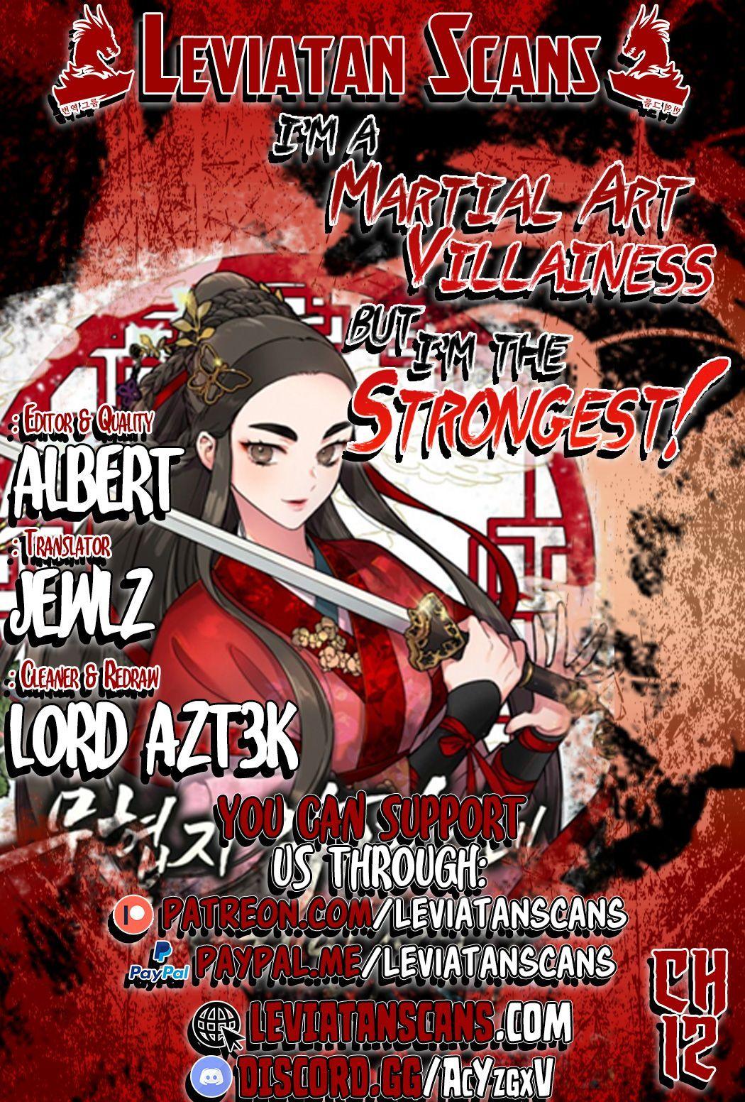 I’m a Martial Art Villainess but I’m the Strongest! Chapter 12 - Page 1