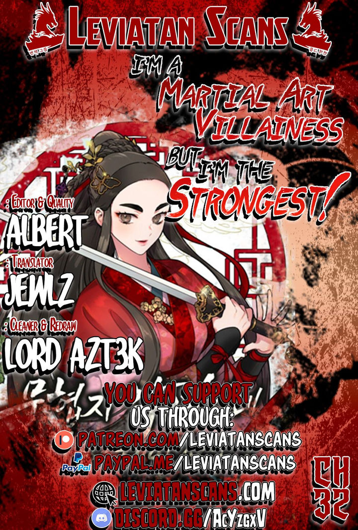 I’m a Martial Art Villainess but I’m the Strongest! Chapter 32 - Page 1