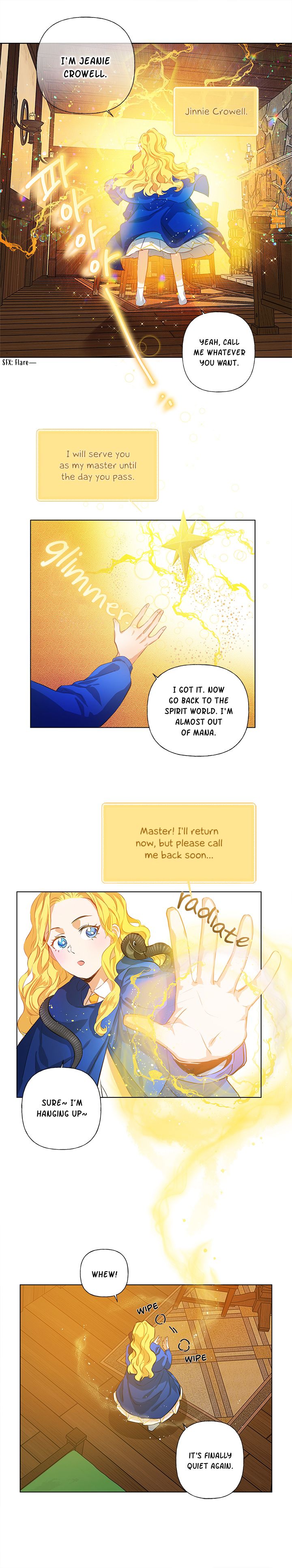 The Golden Haired Elementalist Chapter 17 - Page 8