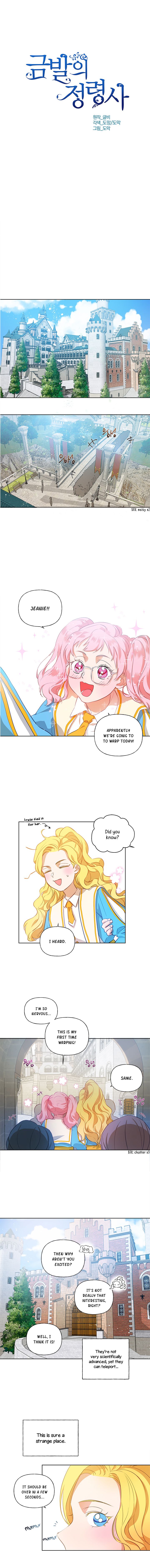 The Golden Haired Elementalist Chapter 26 - Page 1