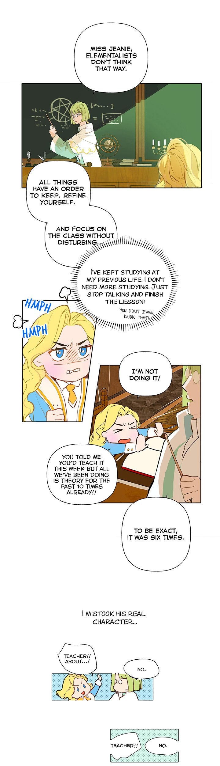 The Golden Haired Elementalist Chapter 3 - Page 20