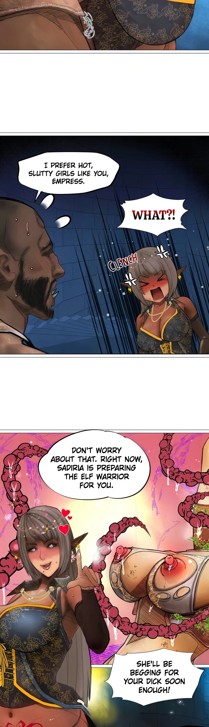 The DARK ELF QUEEN and the SLAVE ORC Chapter 25 - Page 17