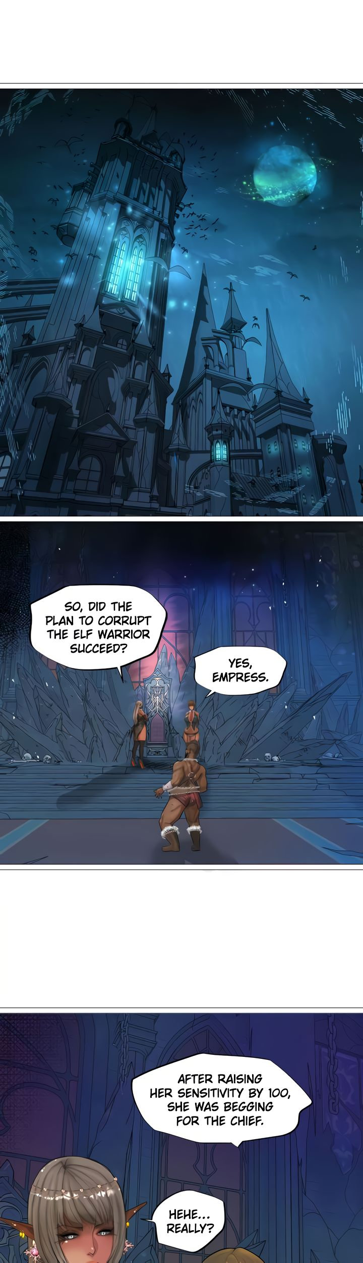 The DARK ELF QUEEN and the SLAVE ORC Chapter 27 - Page 22