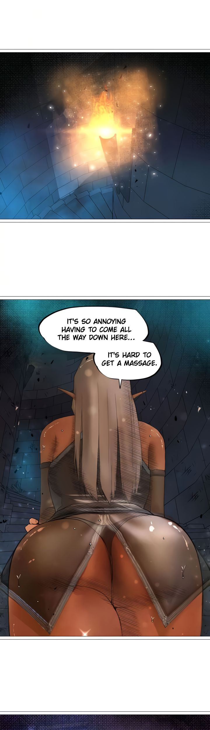 The DARK ELF QUEEN and the SLAVE ORC Chapter 28 - Page 32