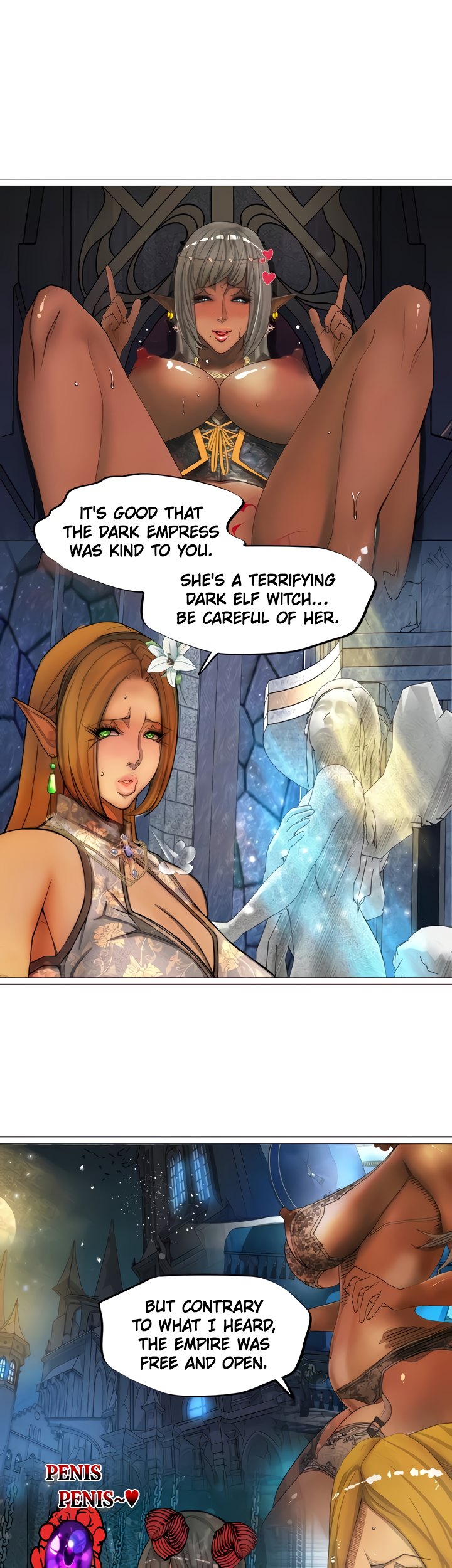 The DARK ELF QUEEN and the SLAVE ORC Chapter 30 - Page 1