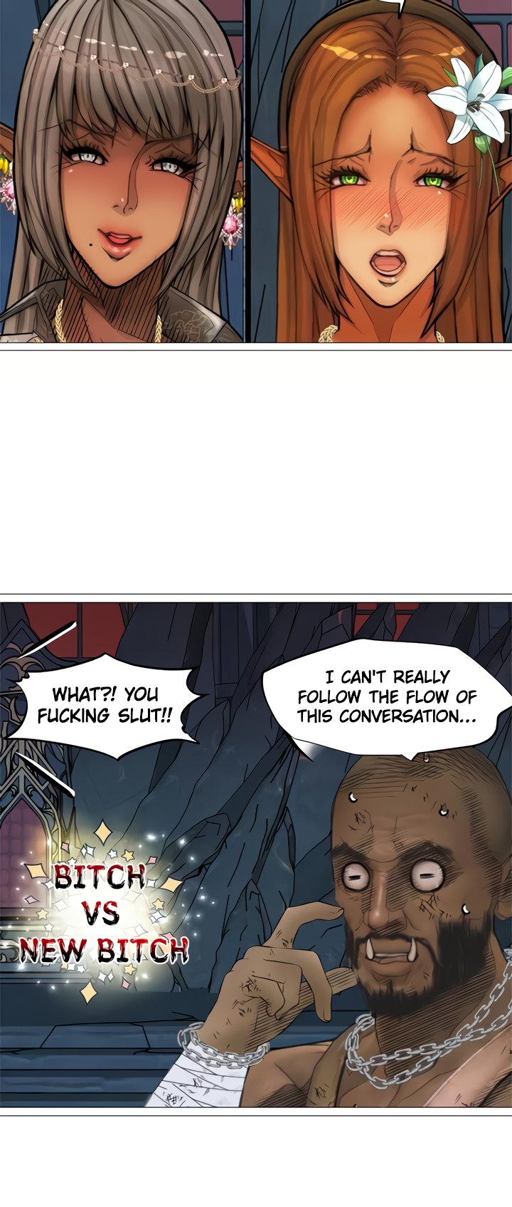 The DARK ELF QUEEN and the SLAVE ORC Chapter 31 - Page 12