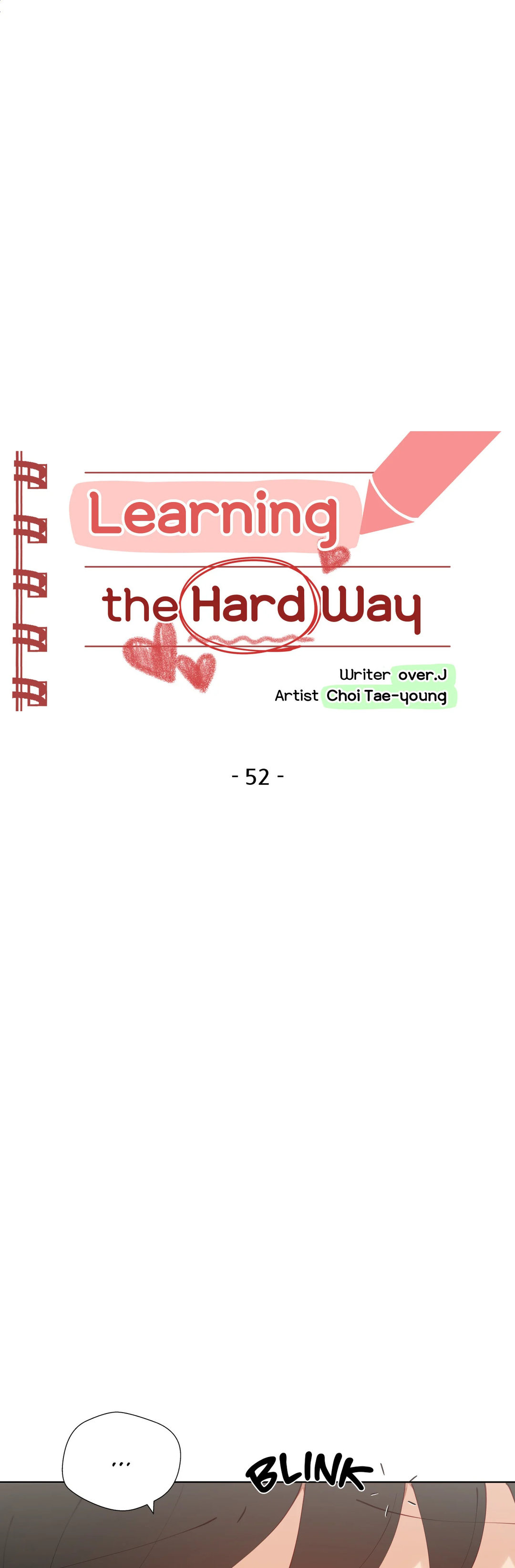 Learning The Hard Way Chapter 52 - Page 1