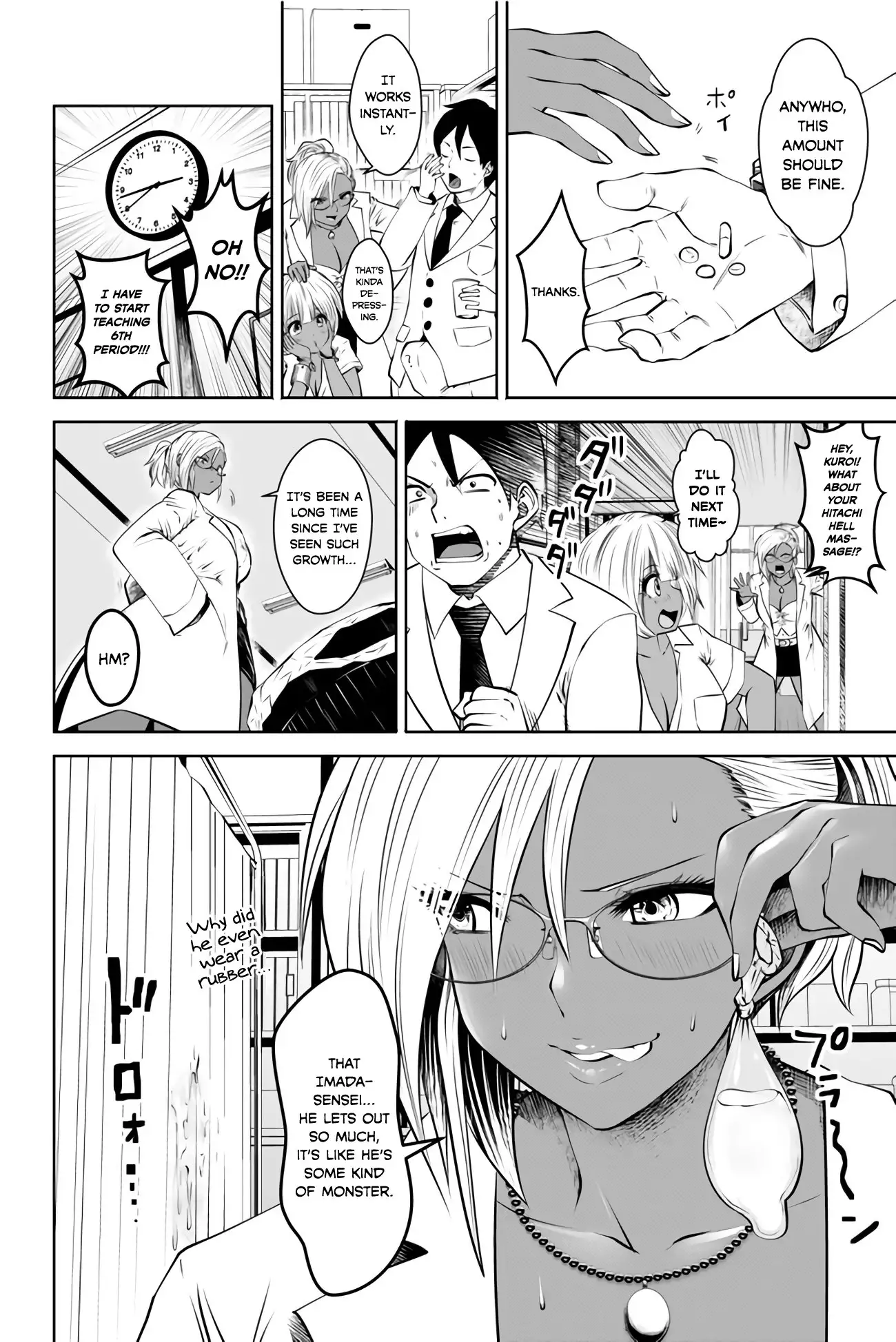 Black Gakkou ni Tsutometeshimatta Sensei Chapter 4 - Page 19