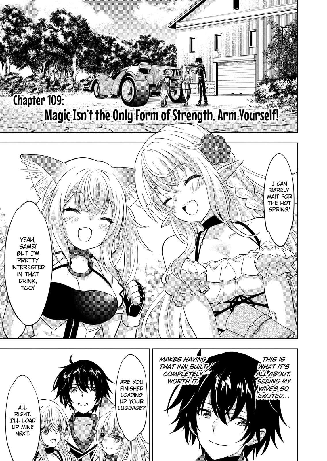 Shijou Saikyou Orc-san no Tanoshii Tanetsuke Harem Zukuri Chapter 109 - Page 1