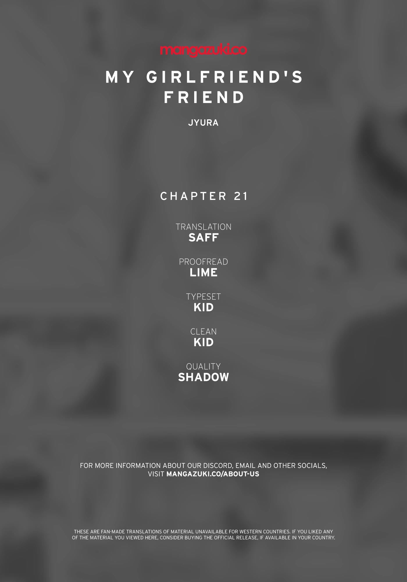 My Girlfriend's Friend Chapter 21 - Page 1