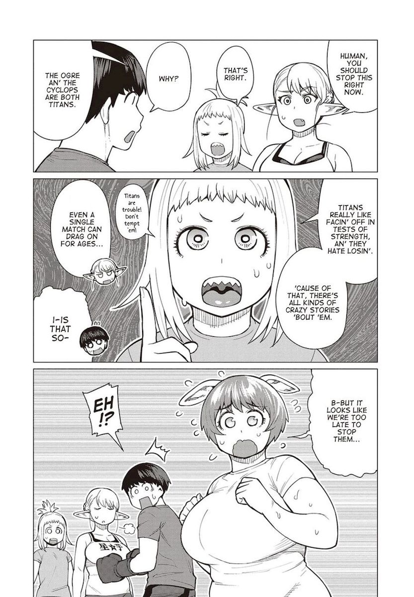 Elf-San Wa Yaserarenai. Chapter 17 - Page 19