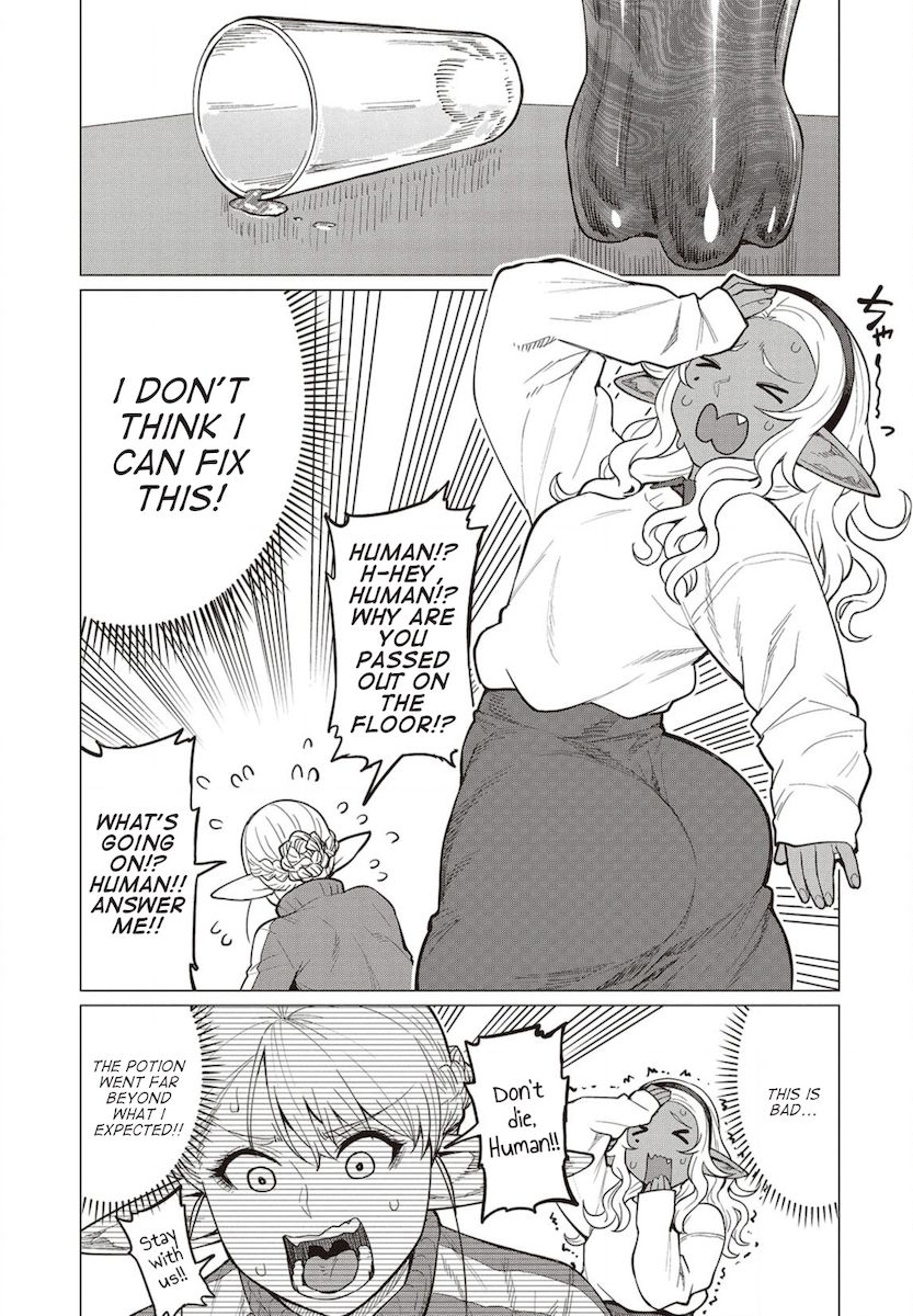 Elf-San Wa Yaserarenai. Chapter 23 - Page 10