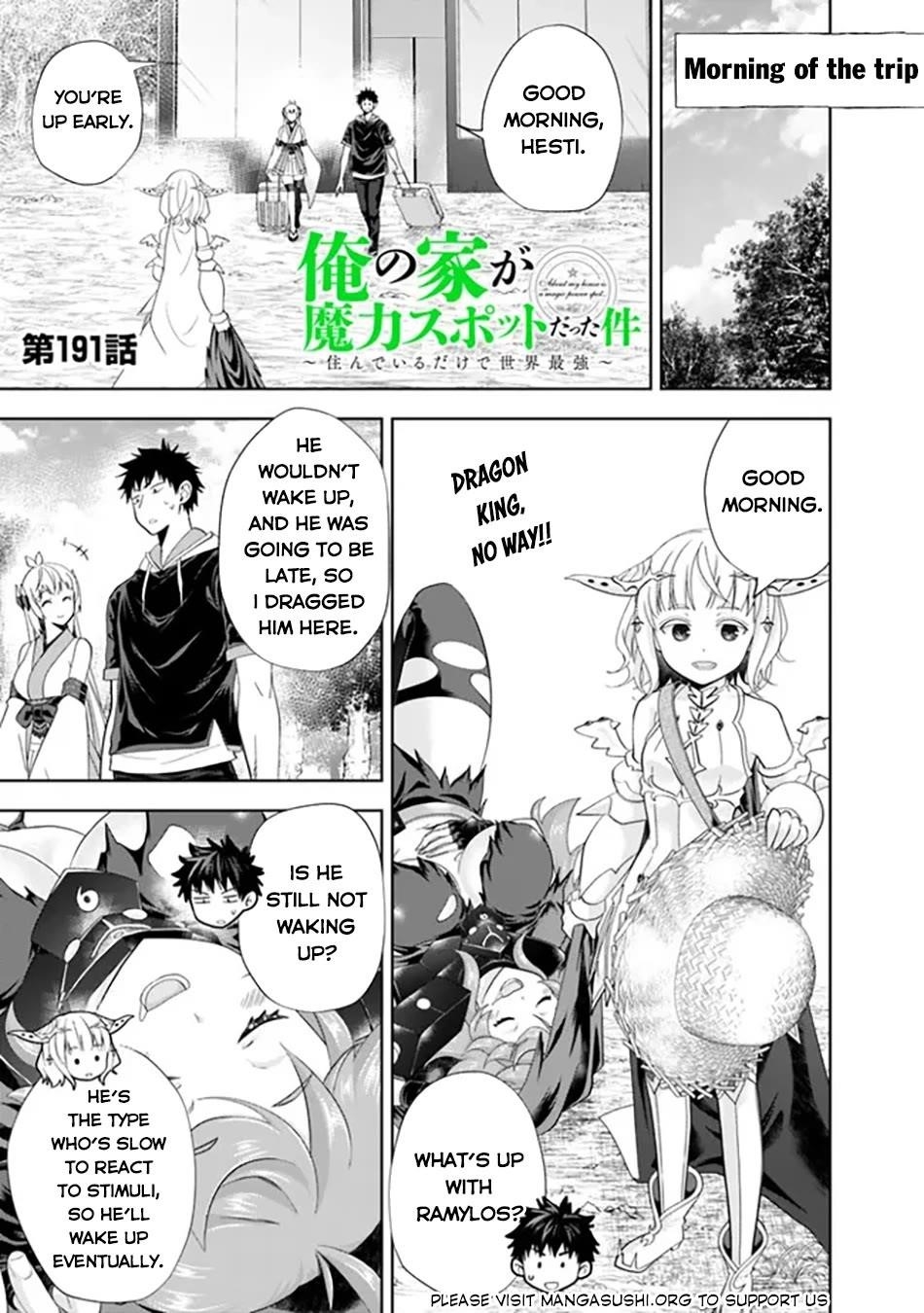 Ore No Ie Ga Maryoku Spot Datta Ken – Sundeiru Dake De Sekai Saikyou Chapter 191 - Page 1