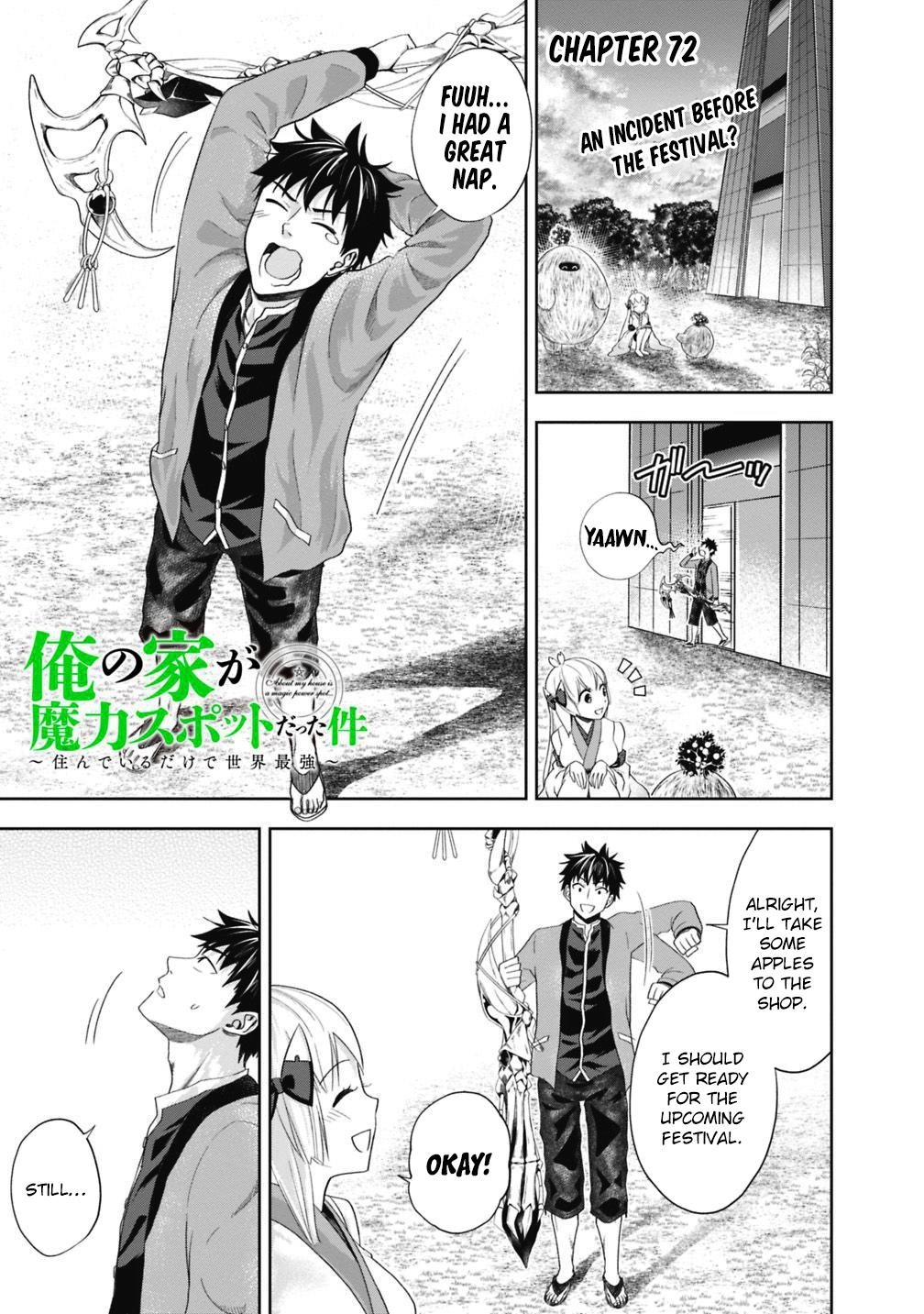 Ore No Ie Ga Maryoku Spot Datta Ken – Sundeiru Dake De Sekai Saikyou Chapter 72 - Page 1