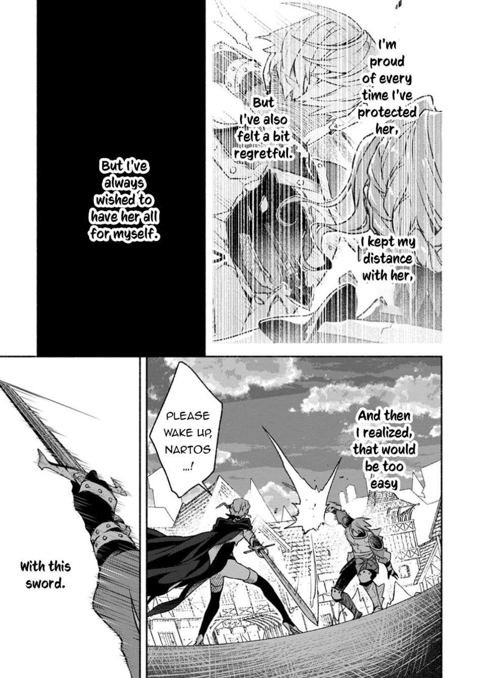 Sono Monban, Saikyou Nitsuki: Tsuihou Sareta Bougyo Ryoku 9999 no Senshi, Outo no Monban Toshite Musou Suru Chapter 33.1 - Page 3