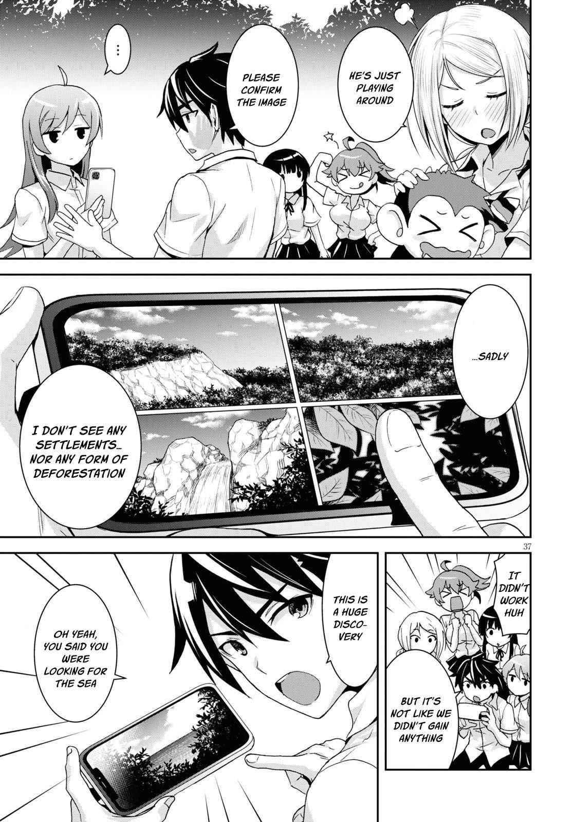 Isekai Yurutto Survival Seikatsu: Gakkou No Minna To Isekai No Mujintou Ni Tenishitakedo Ore Dake Rakushou Desu Chapter 1 - Page 40