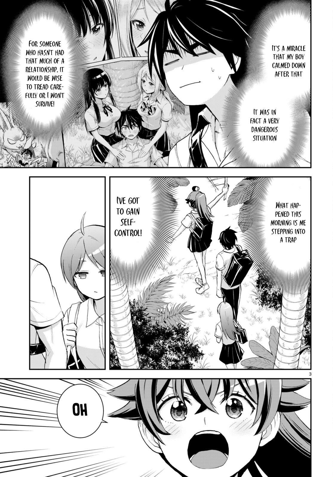 Isekai Yurutto Survival Seikatsu: Gakkou No Minna To Isekai No Mujintou Ni Tenishitakedo Ore Dake Rakushou Desu Chapter 23 - Page 3