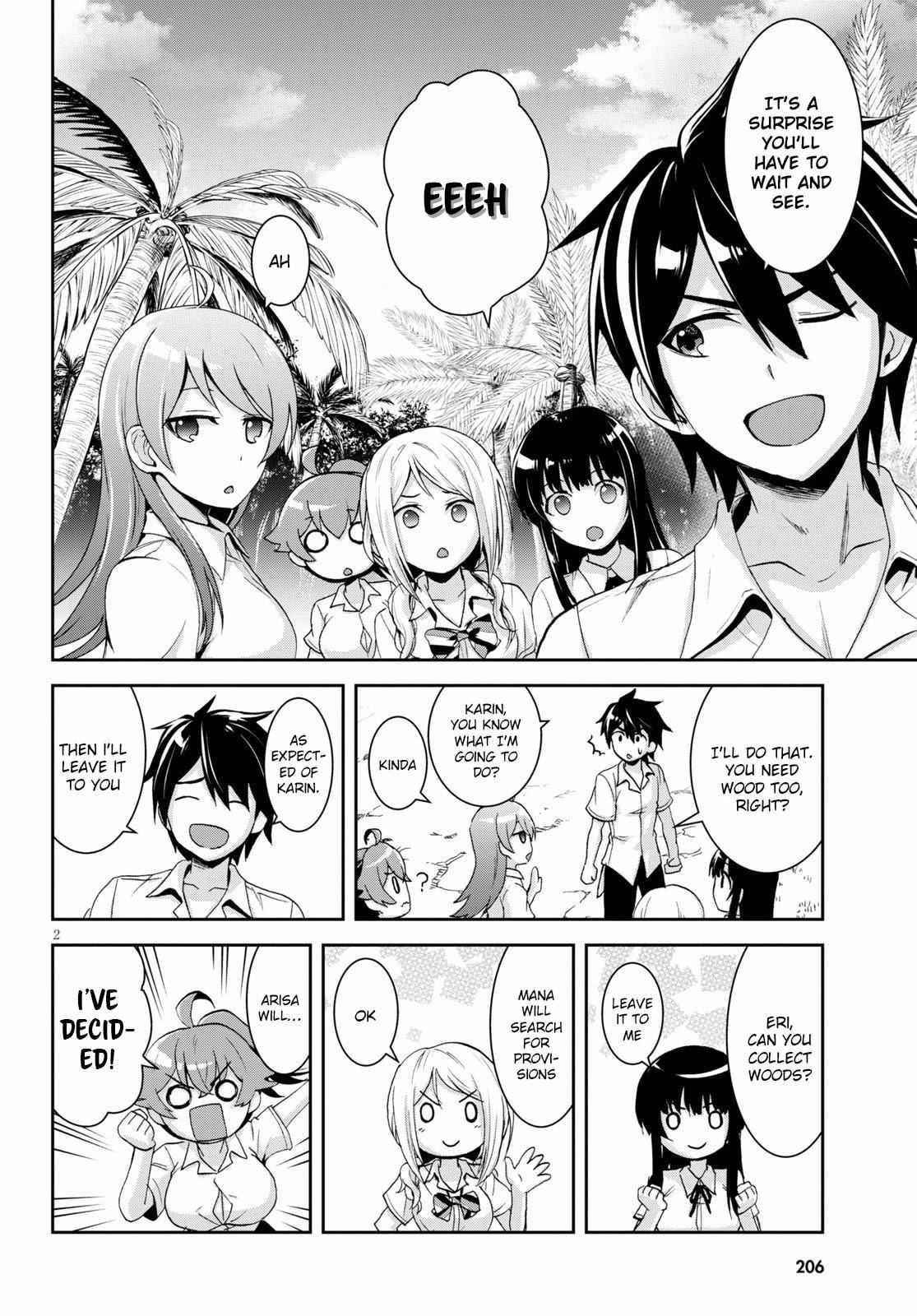 Isekai Yurutto Survival Seikatsu: Gakkou No Minna To Isekai No Mujintou Ni Tenishitakedo Ore Dake Rakushou Desu Chapter 4 - Page 2