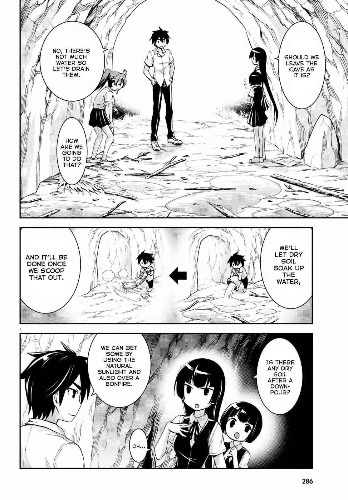 Isekai Yurutto Survival Seikatsu: Gakkou No Minna To Isekai No Mujintou Ni Tenishitakedo Ore Dake Rakushou Desu Chapter 9 - Page 4