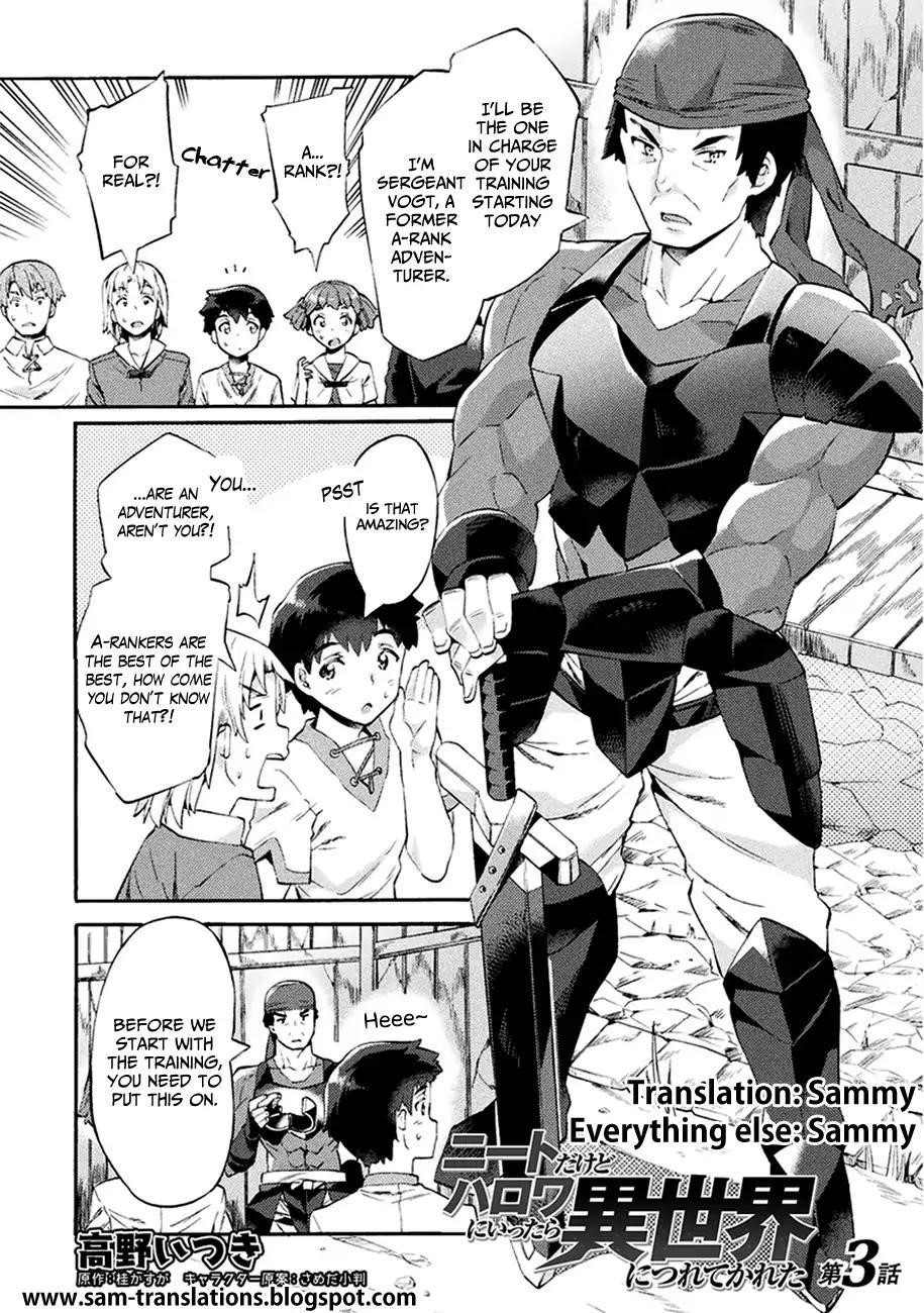 Neet Dakedo Hello Work Ni Ittara Isekai Ni Tsuretekareta Chapter 3 - Page 2