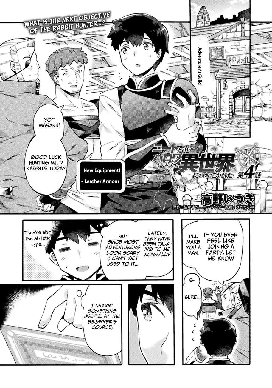 Neet Dakedo Hello Work Ni Ittara Isekai Ni Tsuretekareta Chapter 4 - Page 1