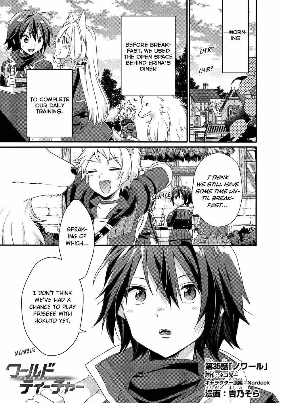 World Teacher – Isekaishiki Kyouiku Agent Chapter 35 - Page 1