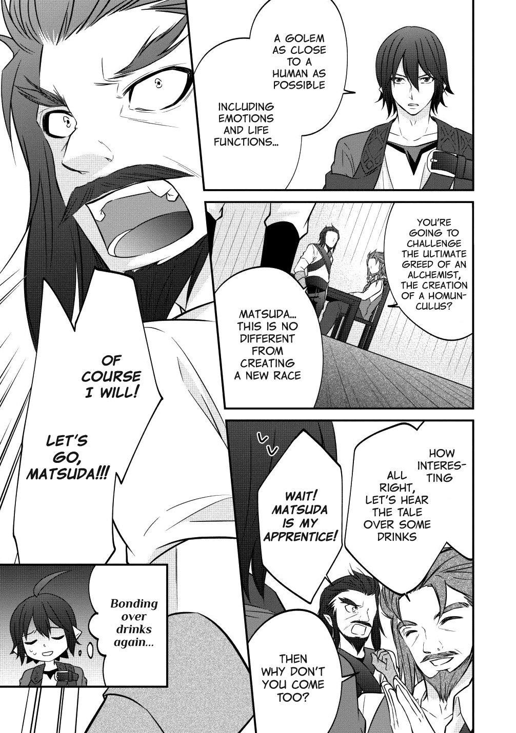 Around 40 “Shachiku” is Golem Master Chapter 14 - Page 7