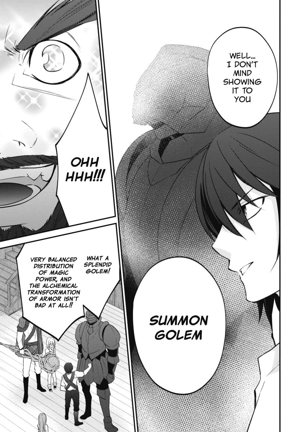 Around 40 “Shachiku” is Golem Master Chapter 9 - Page 3