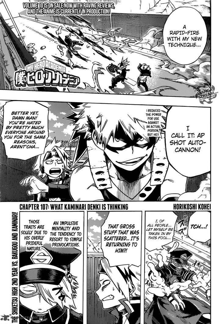 My Hero Academia Chapter 107 - Page 1