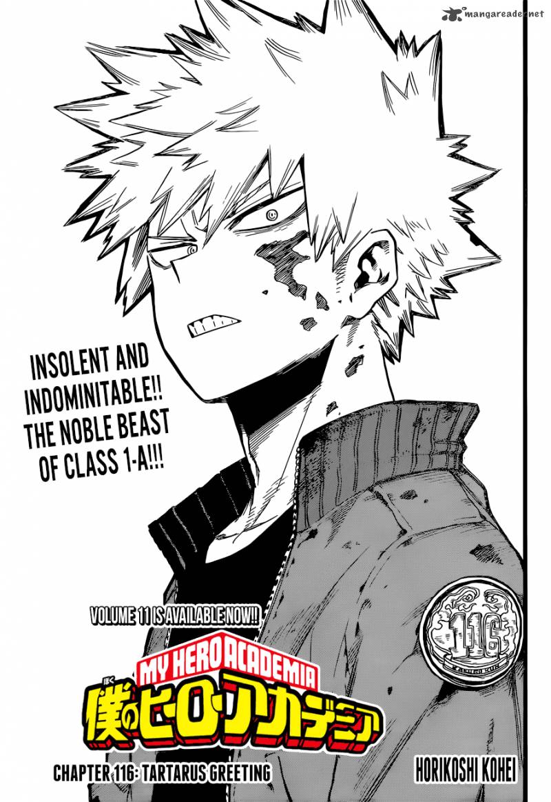 My Hero Academia Chapter 116 - Page 1