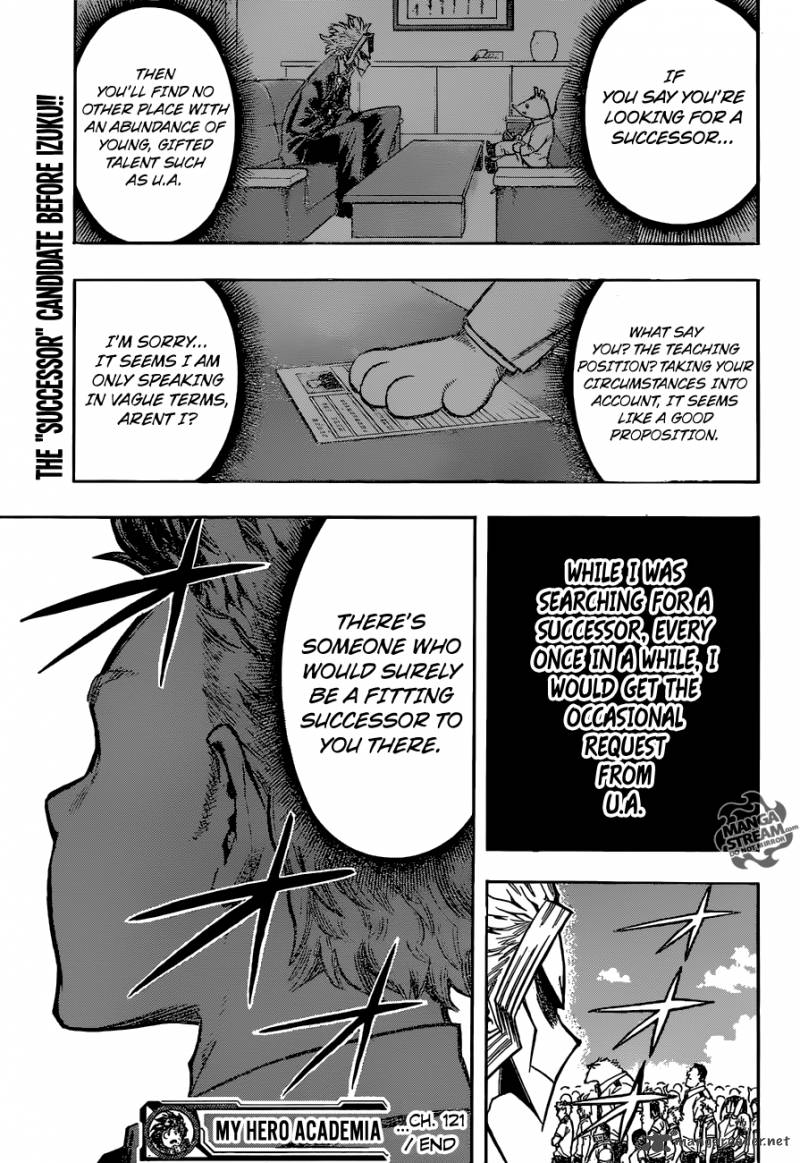 My Hero Academia Chapter 121 - Page 17