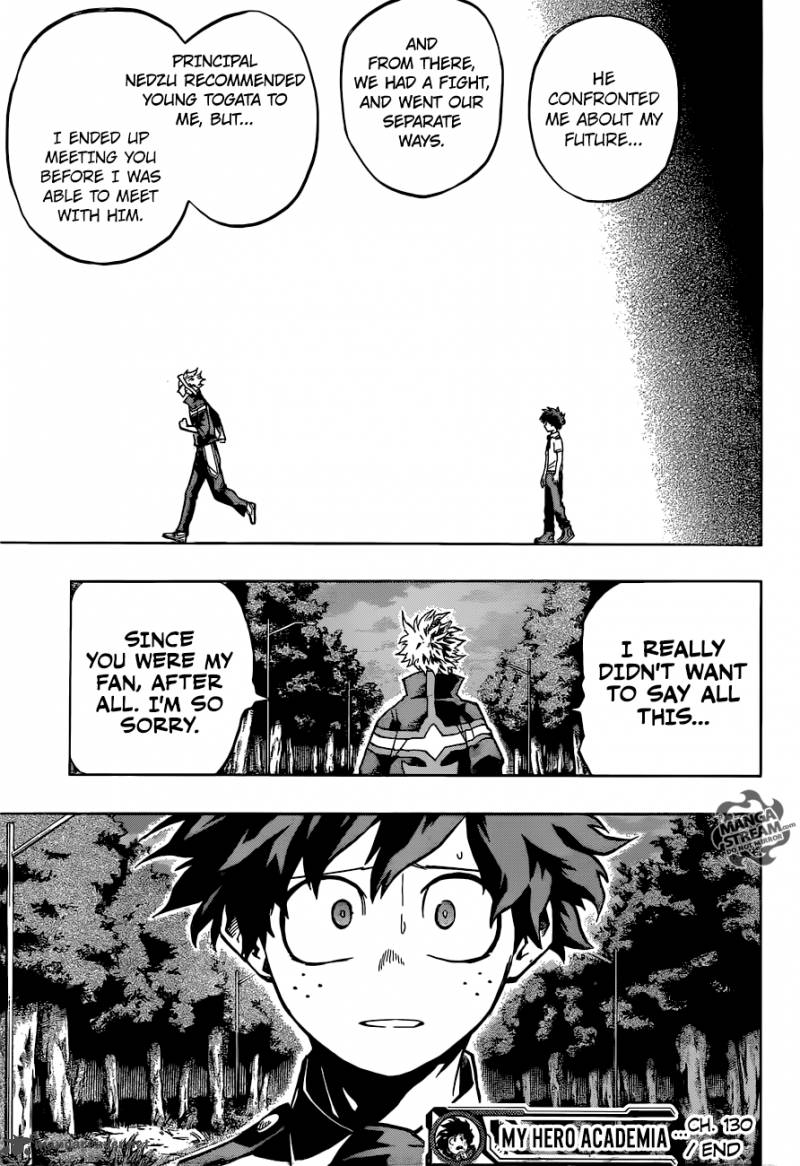 My Hero Academia Chapter 130 - Page 20