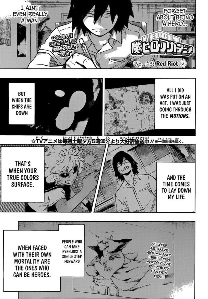 My Hero Academia Chapter 145 - Page 1