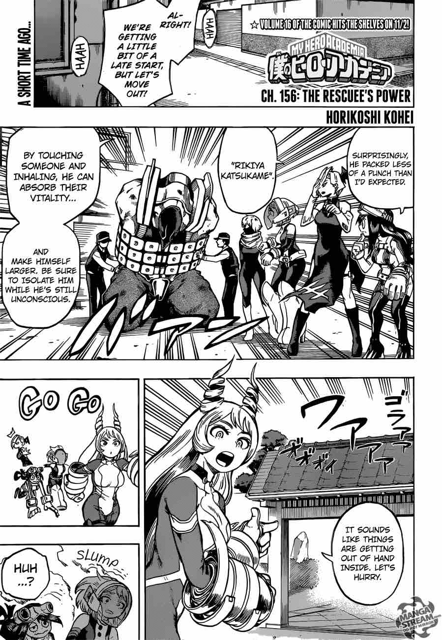 My Hero Academia Chapter 156 - Page 1