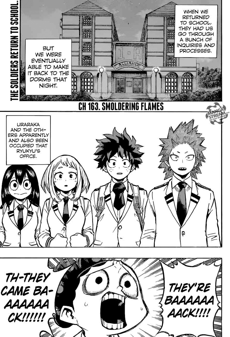 My Hero Academia Chapter 163 - Page 1