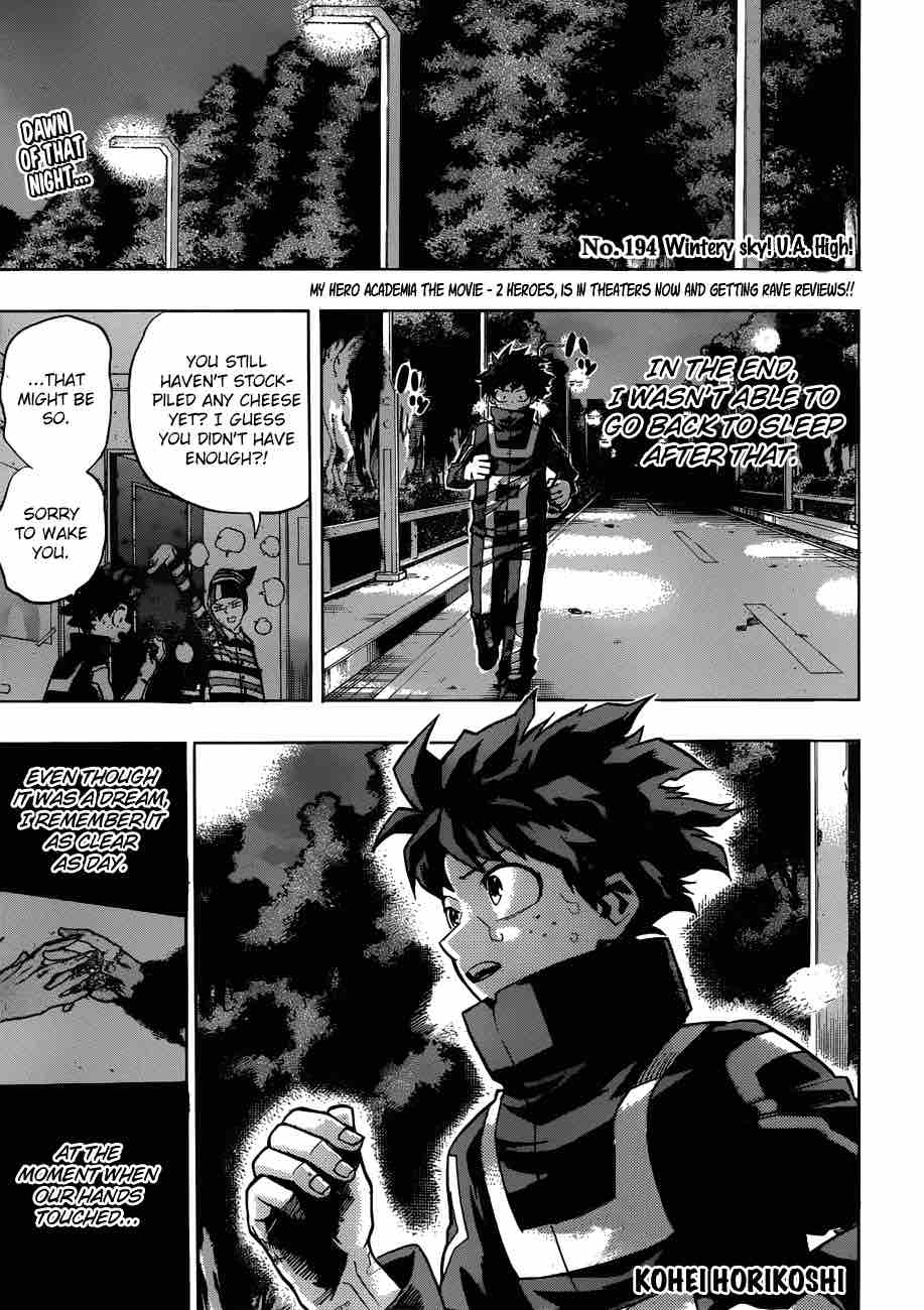 My Hero Academia Chapter 194 - Page 1