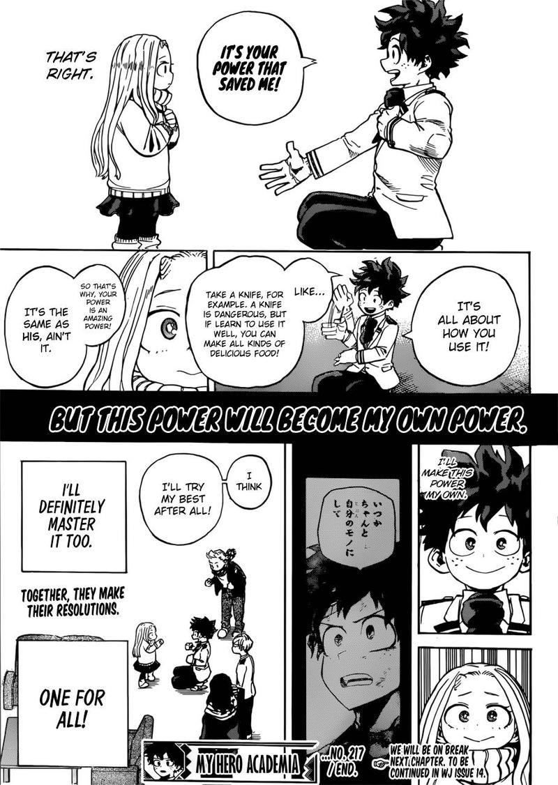 My Hero Academia Chapter 217 - Page 13