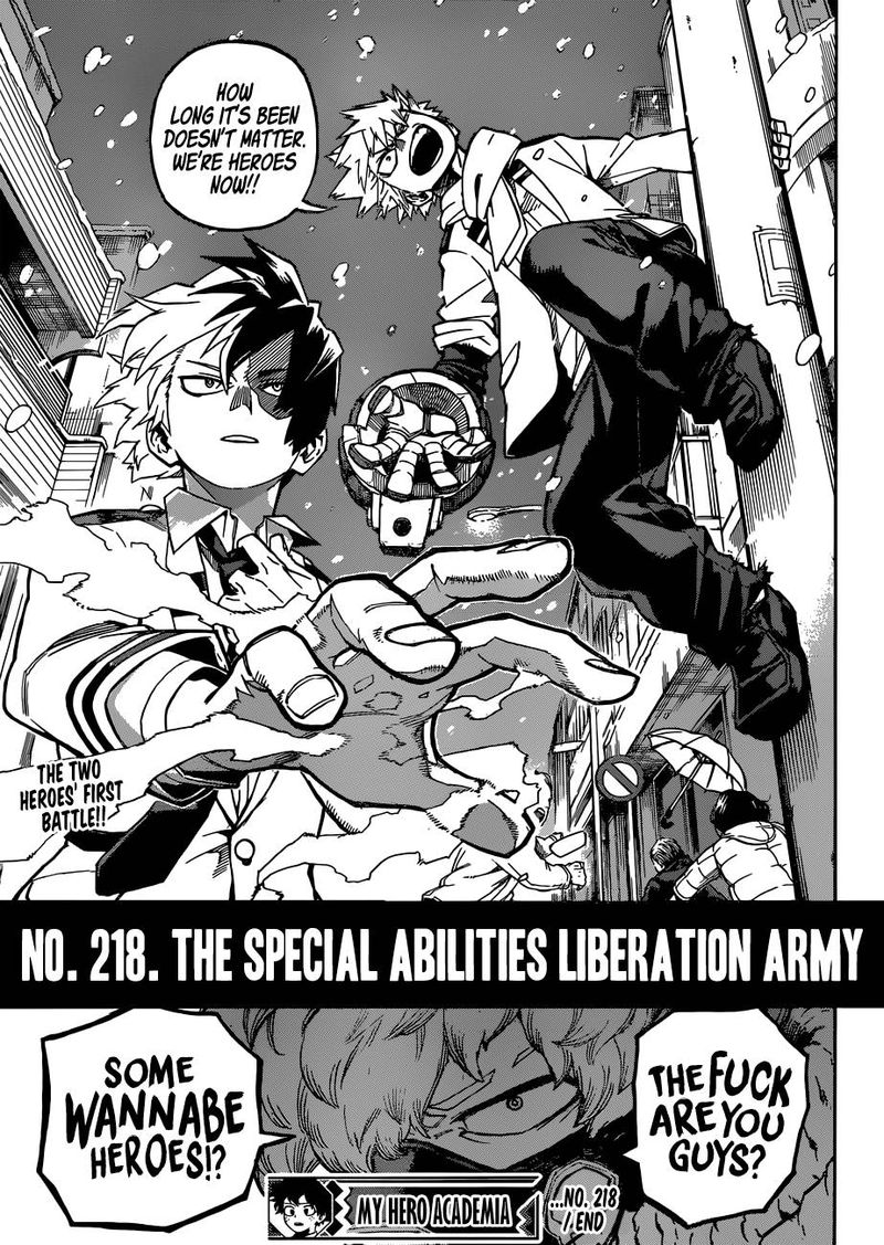 My Hero Academia Chapter 218 - Page 15