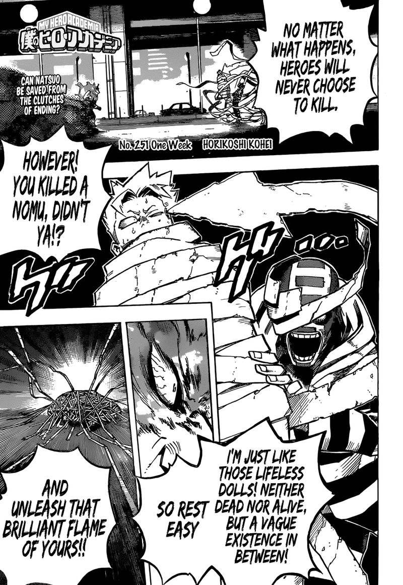 My Hero Academia Chapter 251 - Page 1