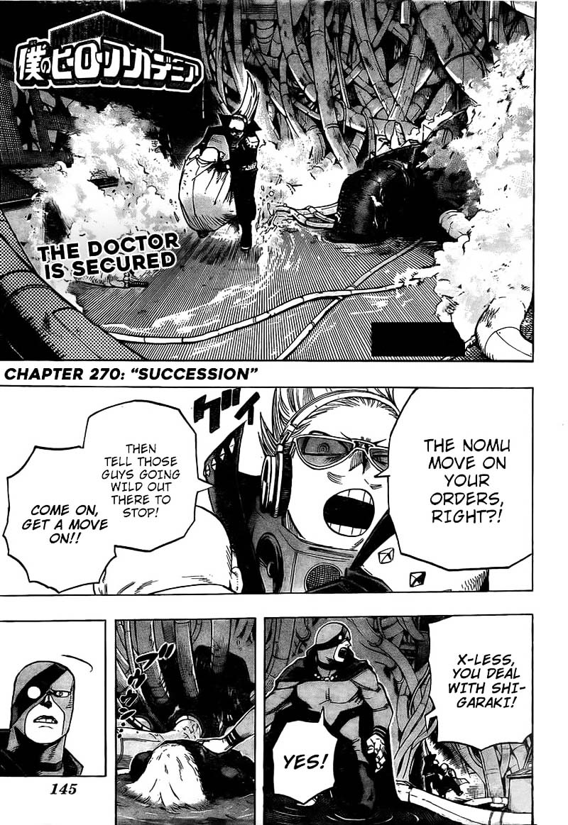 My Hero Academia Chapter 270 - Page 1