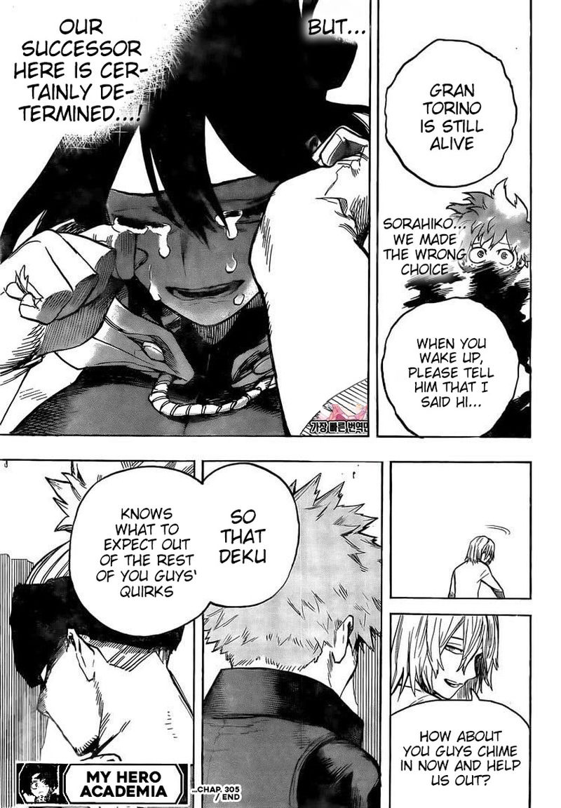 My Hero Academia Chapter 305 - Page 16